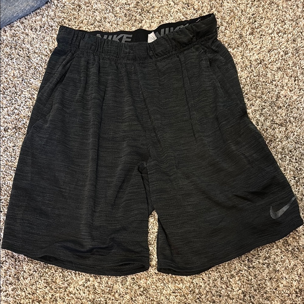 Nike Black Athletic Shorts Lightweight Mesh